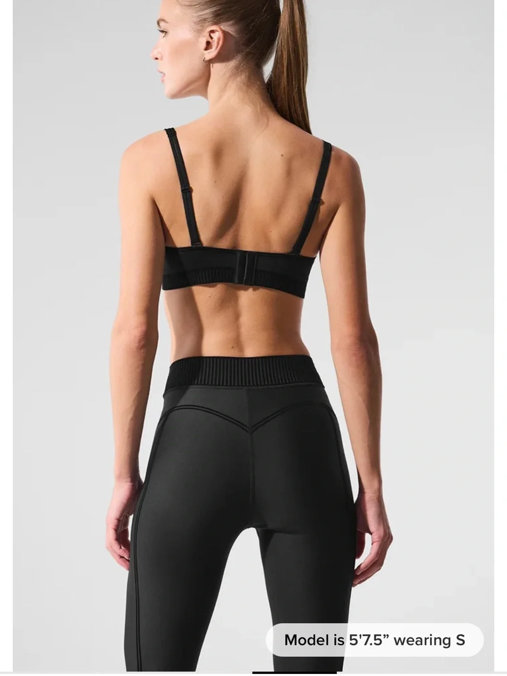 ALO Yoga Black Airlift Sports Bra